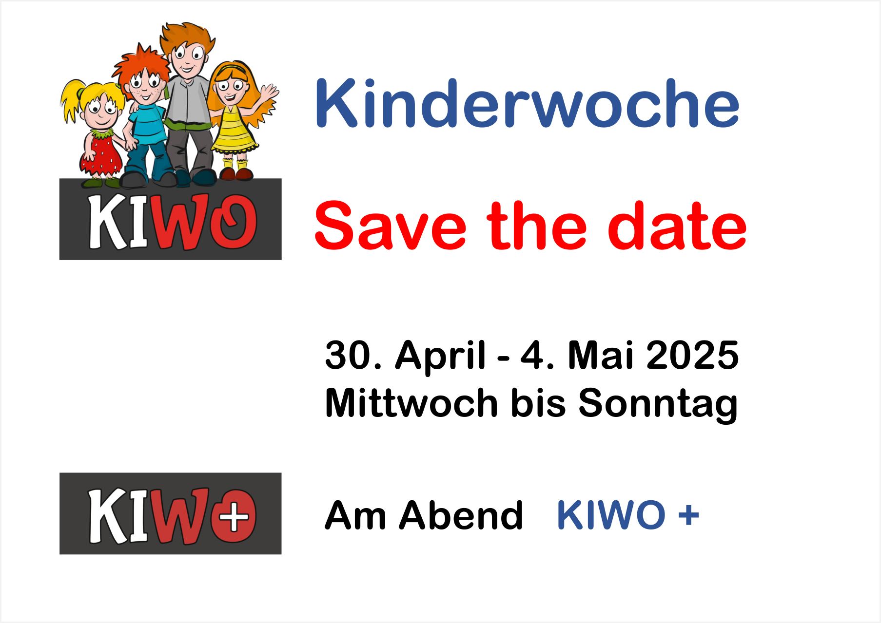 Logo Kinderwoche 2025